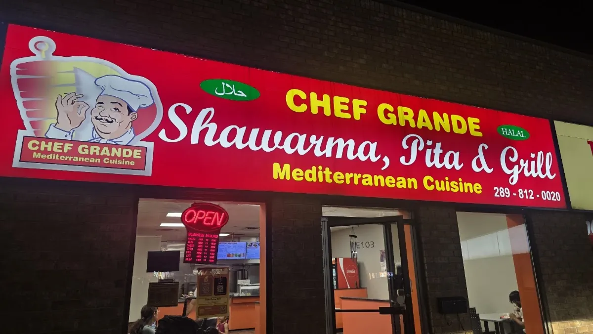 Chef Grande Mediterranean Cuisine in Burlington